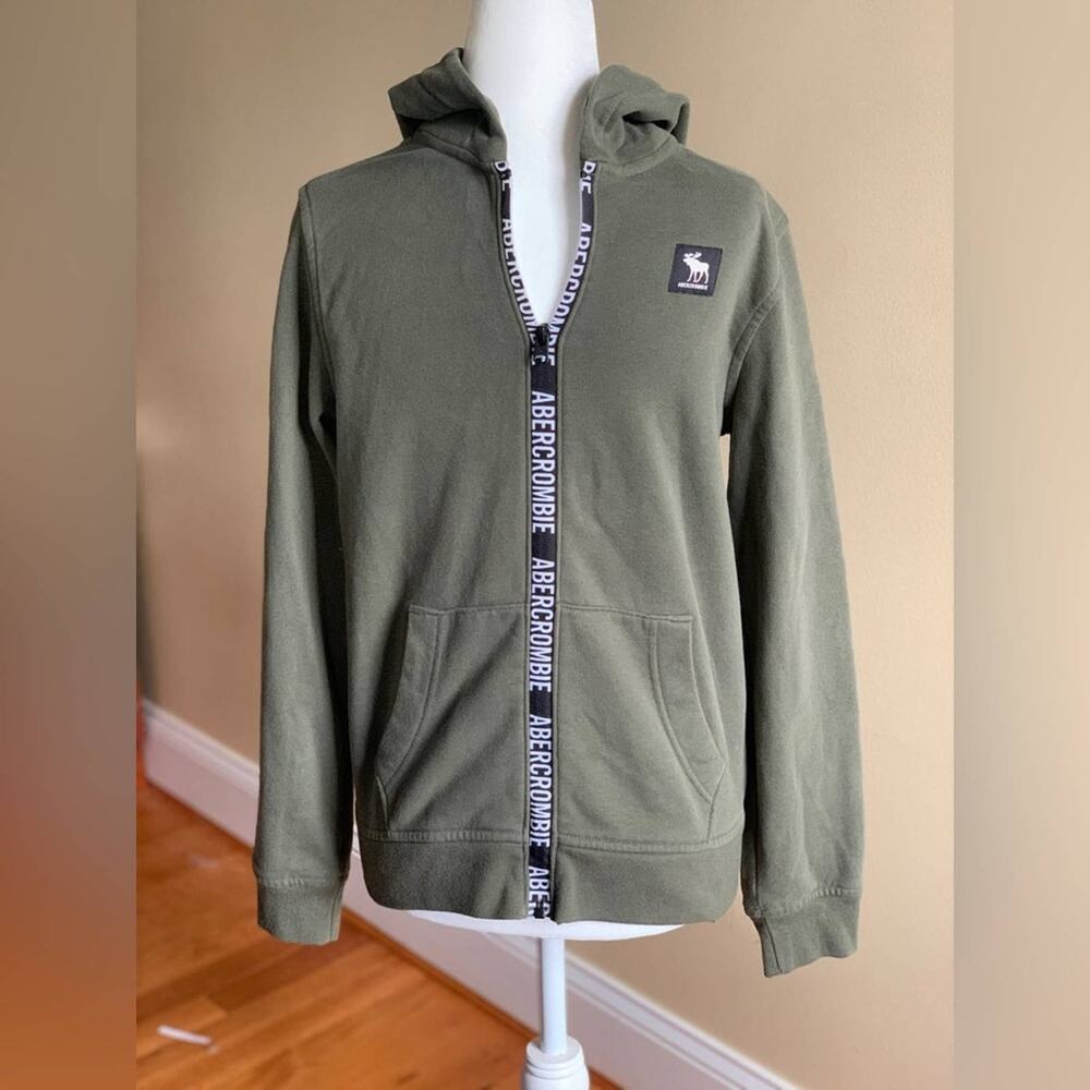 Boys Abercrombie tape zip sweatshirt size 13/4